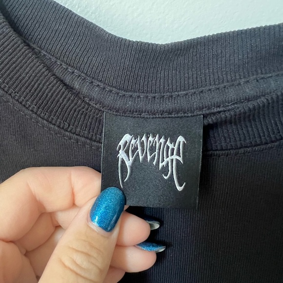 Revenge Cursed Black Tee size XL - Picture 5 of 5
